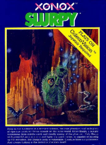 Slurpy box art for Colecovision
